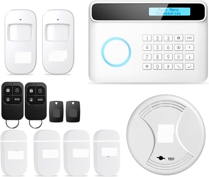 Alarmsysteem huis - Slim alarm - Thuis beveiligen - App bediening - SET E - Zwart