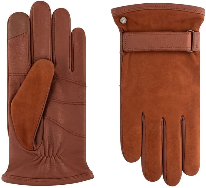 Roeckl Bregenz Handschoenen Leer - Jongens - saddlebrown