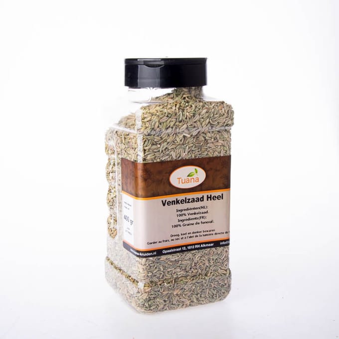 Tuana Kruiden - Venkelzaad Heel - 350 Gram - Tuanashop - GP-V-0004