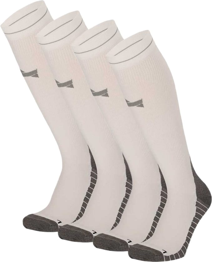 Xtreme - Hardloopkniekous - Compressie - Wit - 4-pack - 42/45
