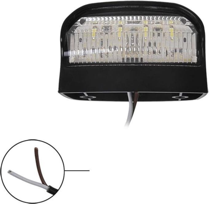 ProPlus Kentekenverlichting LED - Waterdicht - ECE E-gekeurd - 12V & 24V - 70 x 42 mm