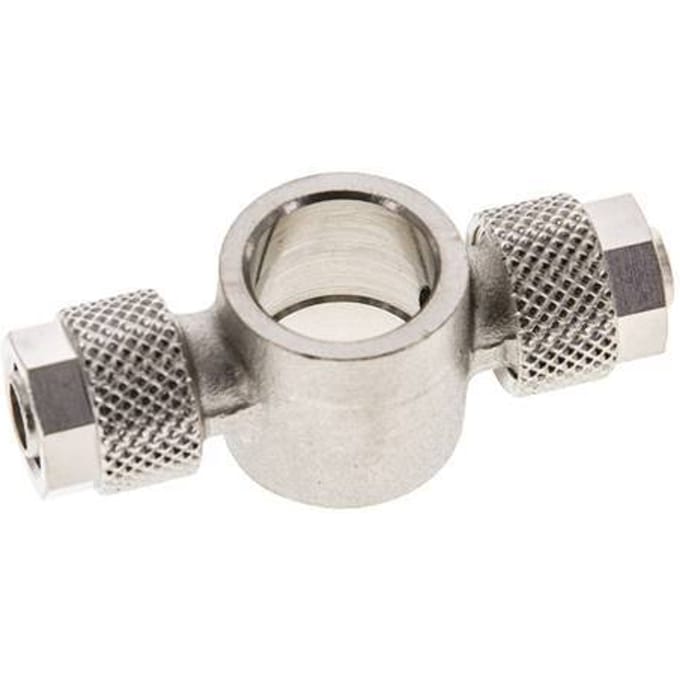 8x6 & G1/4'' Vernikkeld Messing T-Banjobout Opsteekkoppeling [2 Stuks]