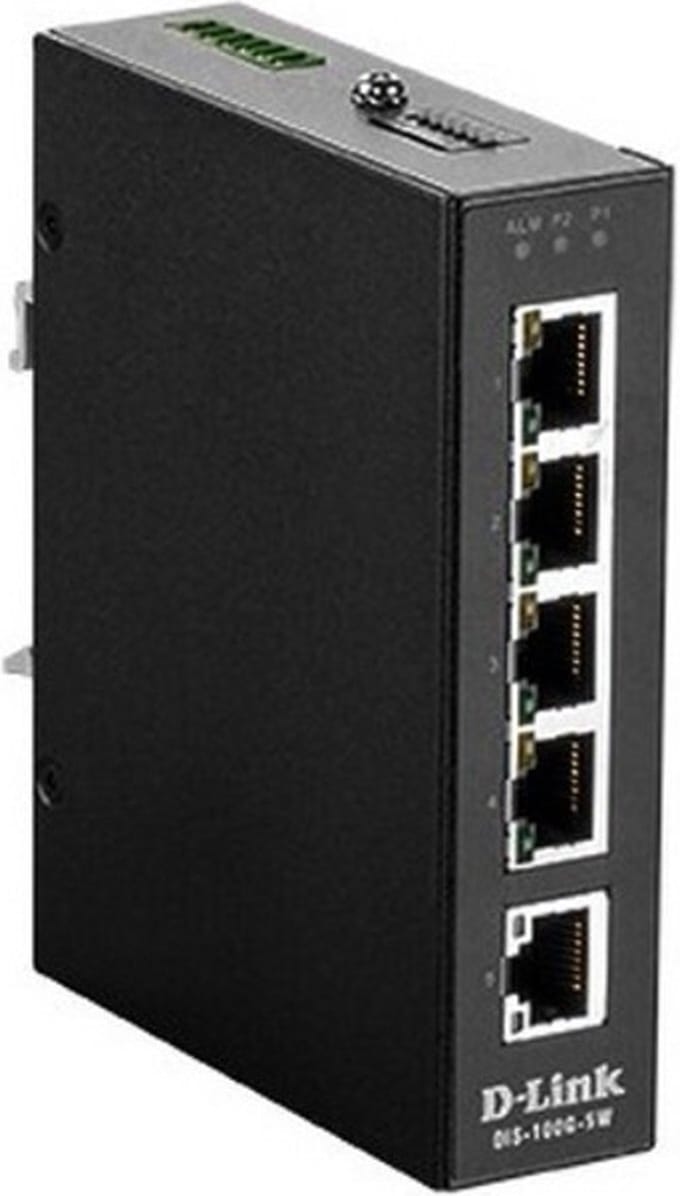 D-Link DIS-100G-5W Netwerk switch RJ45 5 poorten