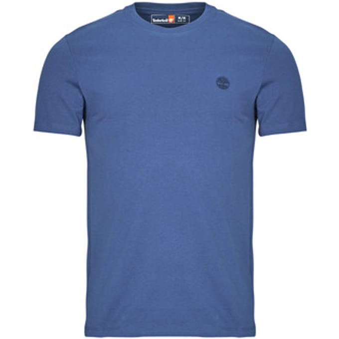 Timberland Slim Fit T-Shirt Met Geborduurd Logo, Blauw