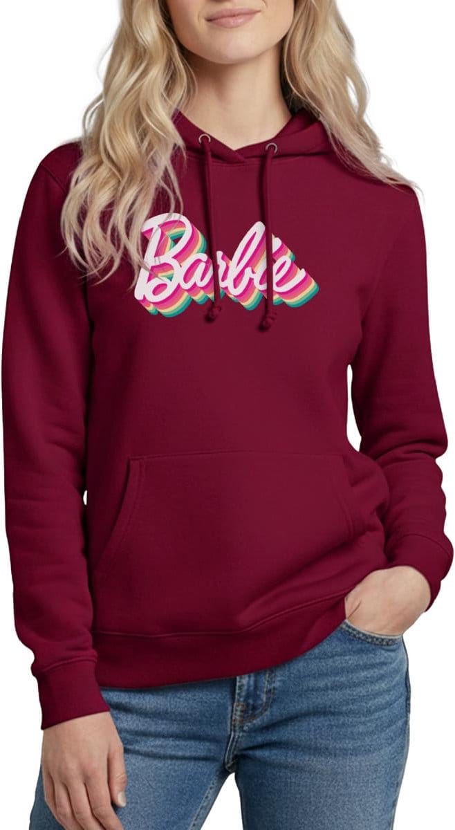 Barbie Kleurrijk Logo Hoodie Dames