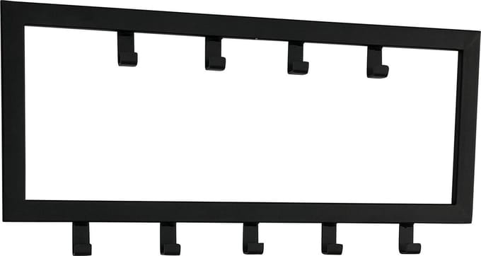 Kapstok Joy Mat Zwart 9 Haken 60cm