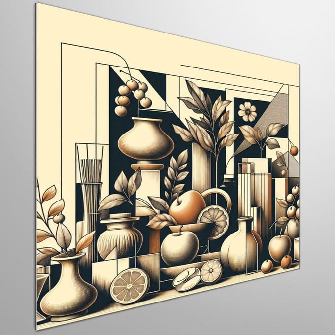Kunstprint | Wanddecoratie | Dibond | 40 × 40 cm