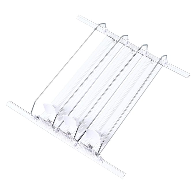 38cm Drankorganizer voor Koelkast Automatische Pusher Schuif 12oz 16oz 20oz Sodadispenser voor Koelkast White white