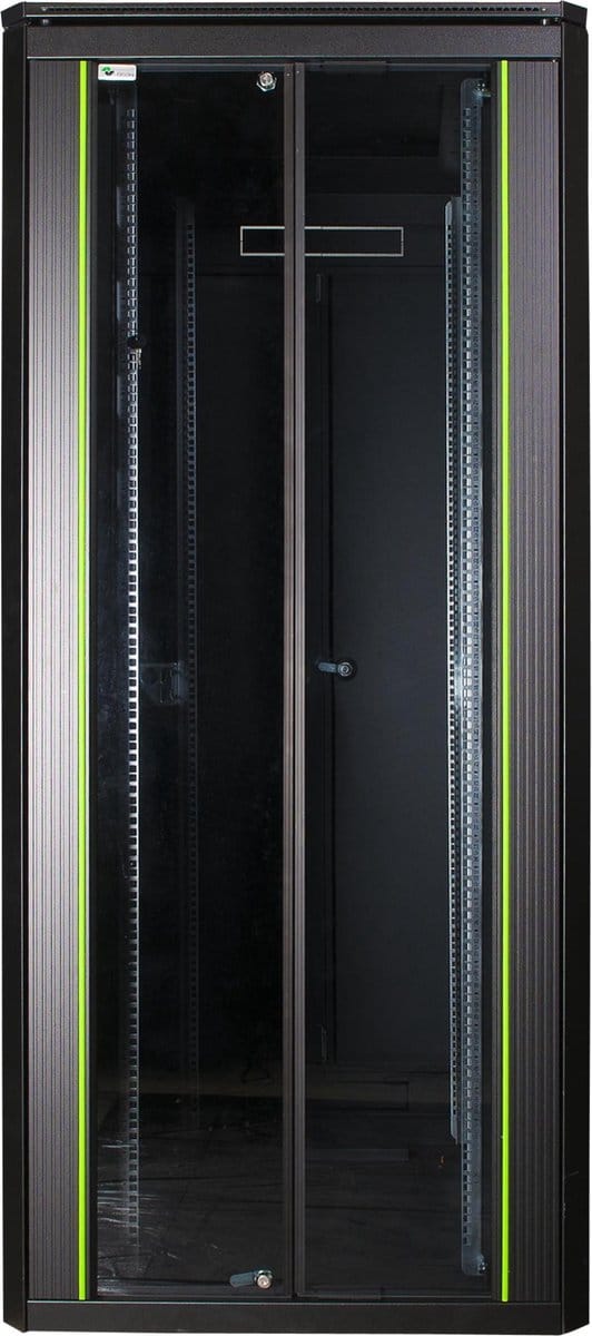 Logon 36U W=800Mm D=1000Mm H=1786Mm Data Line Black