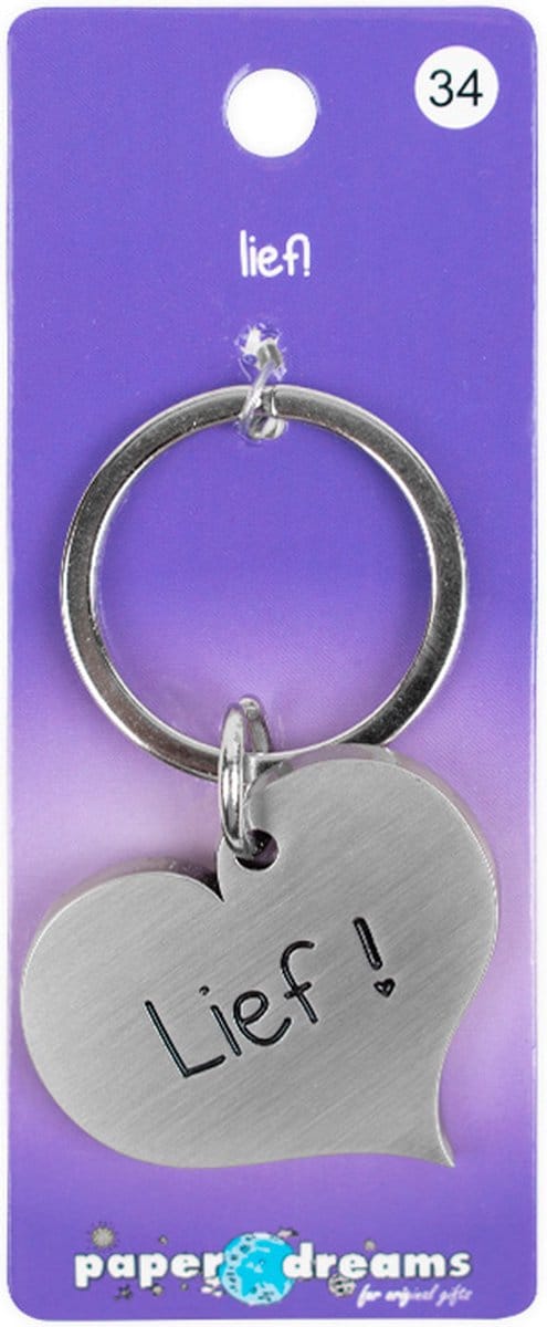 Hart sleutelhanger - Lief