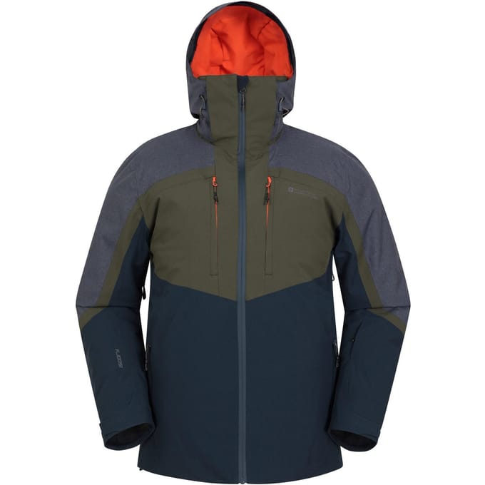 Mountain Warehouse Heren Anton Waterdichte Ski jas (Kaki Groen)