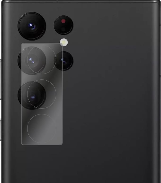 Camera Lens Protector - Geschikt voor Samsung Galaxy S22 Ultra - Extra Sterk - Camera Screenprotector - Beschermglas - Gehard Glas - Tempered Glass - Screen Protector
