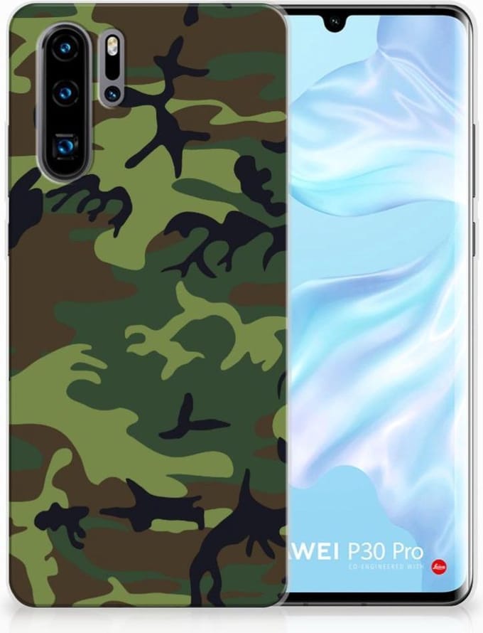 Huawei P30 Pro TPU bumper Army Dark