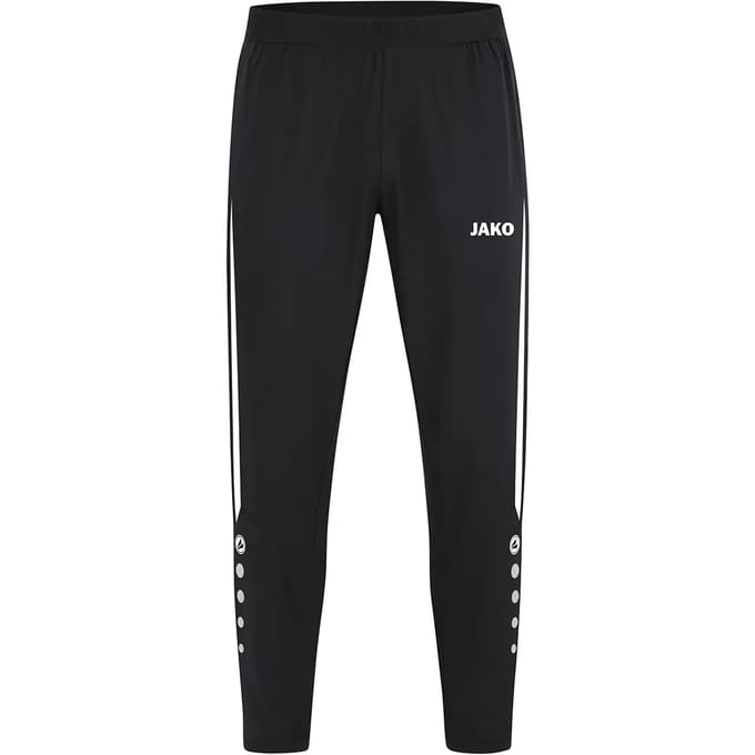 Jako Power Vrijetijdsbroek Kinderen - Wit / Zwart | Maat: 152