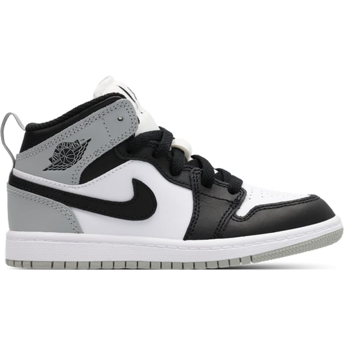 Jordan Aj1 Mid Peuterschoenen - Wit - Maat 28 - Leer