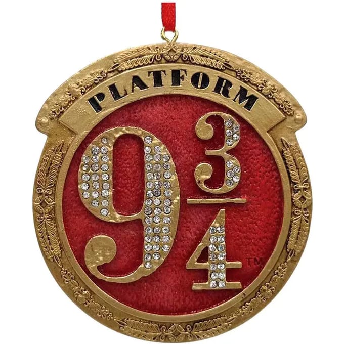Decoratieset voor hangende ornamenten Nemesis Now Harry Potter Platform 9 3/4