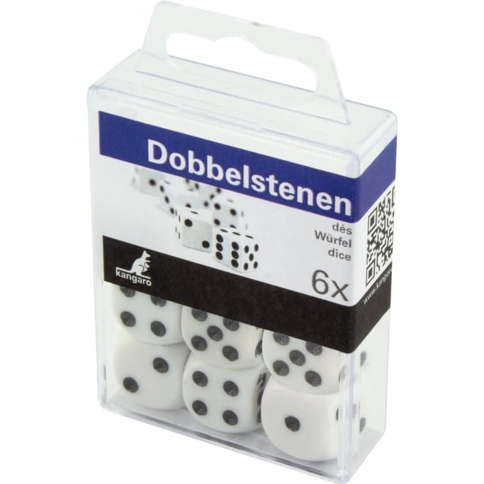 Kangaro dobbelstenen set - 6 stuks
