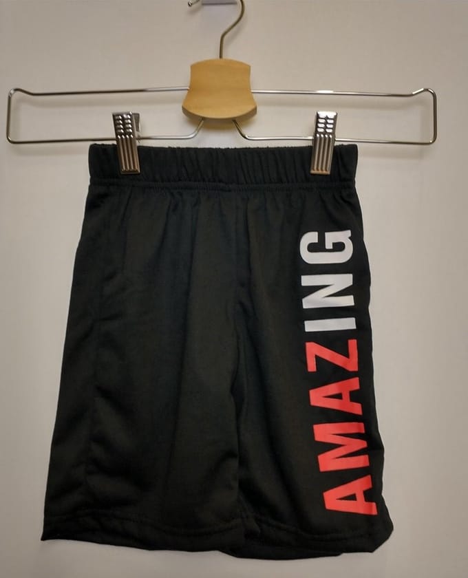 Jongens korte broek Amazing zwart Maat 92