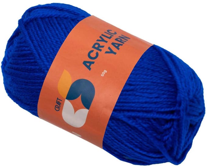 Colorations - Acrylgaren Koningsblauw, 50g