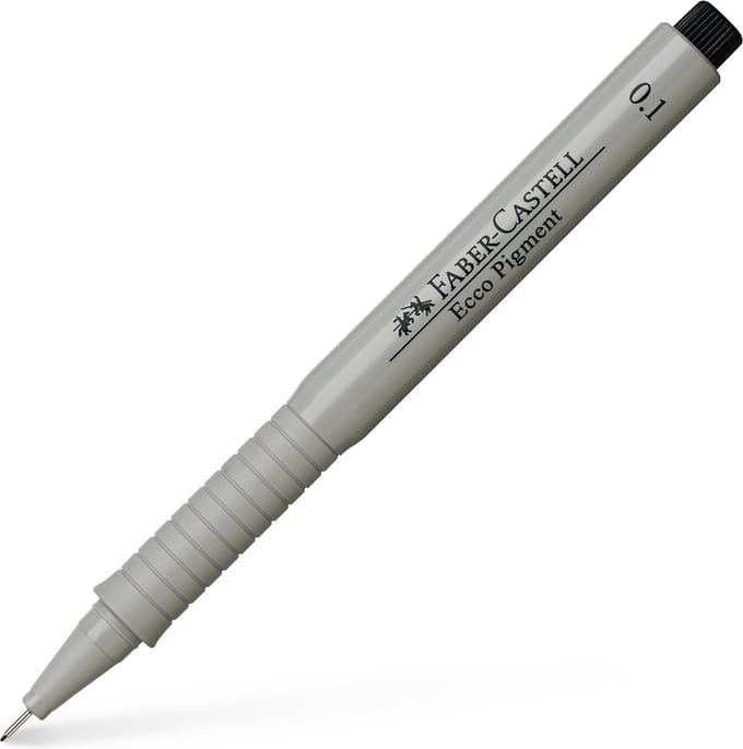 Faber-Castell fineliner - Ecco Pigment - 0,1 mm - zwart - FC-166199
