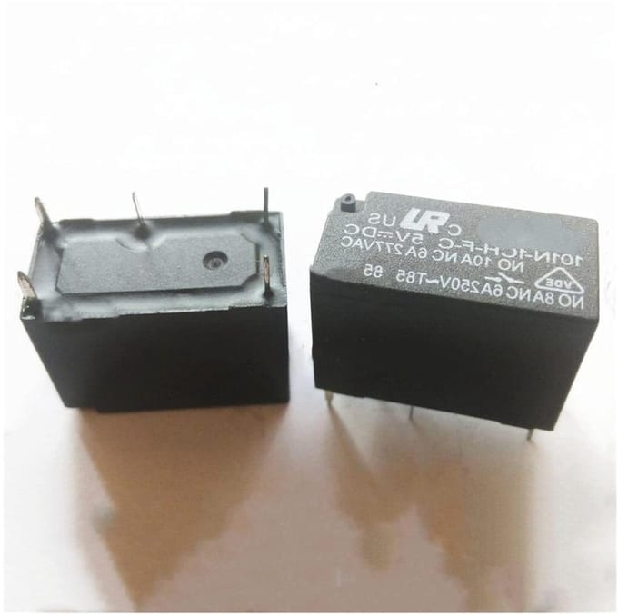 Elektronisch Relais - Schakelrelais Component - Elektronica Besturen - Compact Ontwerp - 10 Stuks - Zwart
