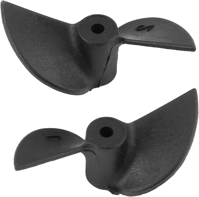 Allecto Plus - Boot Propeller Set met CW CCW Nylon Blades voor RC Boot - 2mm Welle