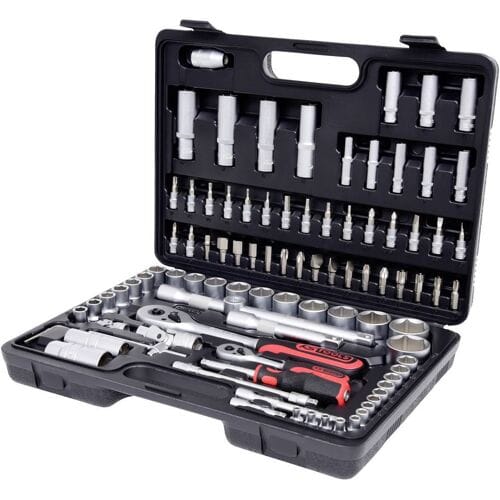 KS Tools CLASSIC Ratelsleutel en doppen set 96-delig 17.0796