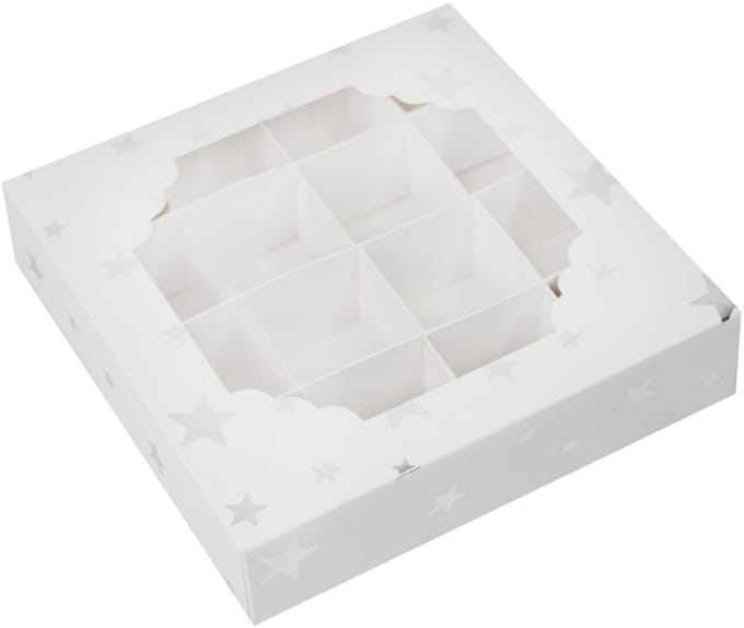 Simply Making Treat Box en Inserts Wit 16 Vakken pk/100