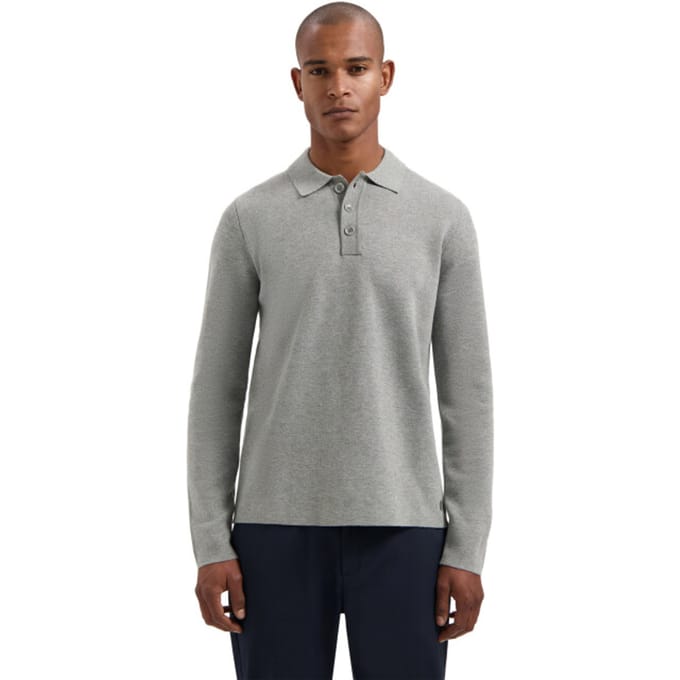 Dstrezzed Ds_chev Polo Ghost Grey Taglia: S | Maglie a manica lunga Outlet | Uomo | Grigio