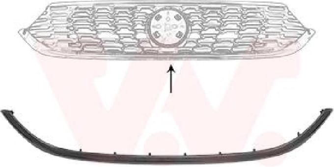 Fiat Tipo, 2015 - 2020 - grille, sierlijst, zwart