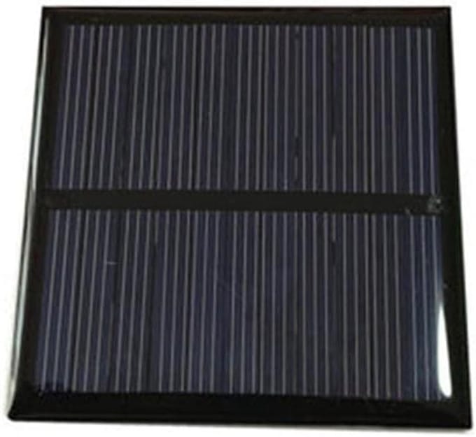 Mini Zonnepaneel - Zonnecel Module - Batterij Opladen - Compact Ontwerp - 60mm - Zwart