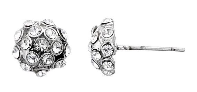 Behave - Oorstekers rond - Strass accent - Elegant dagelijks gebruik