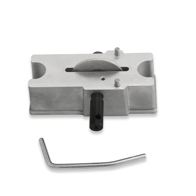 Limeur manuel pour segments de piston en alliage avec roue de coupe # 66785 argenté