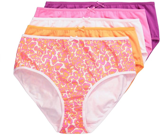 Ulla Popken - Dames - Midi-slip - Roze - Maat 54+