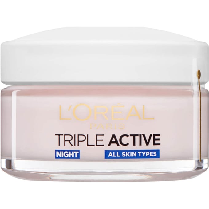 L'Oréal Paris Dermo Expertise Triple Active Hydraterende Nachtmoisturizer (50 ml)