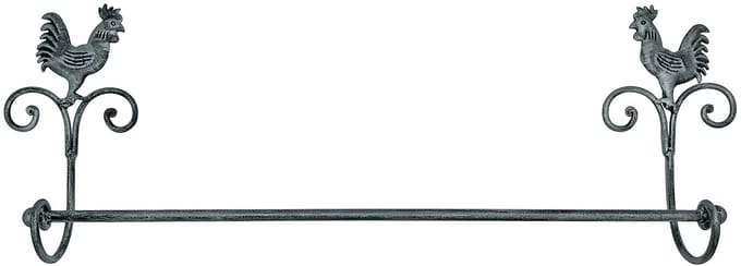 Lavandoux - Rustieke Handdoekrek - Haan - Metaal - 68cm