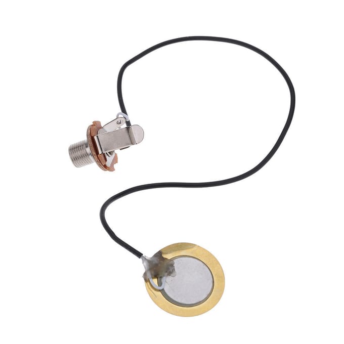 Akoestische gitaartransducer voorgemonteerde versterker Piezo-jack-pickupaccessoire gray