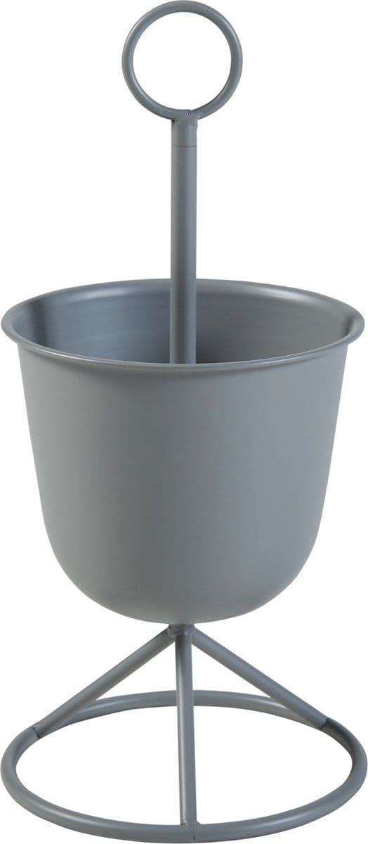Plantenstandaard Alphen 1 bloempot 48x23 cm grijs [en.casa]