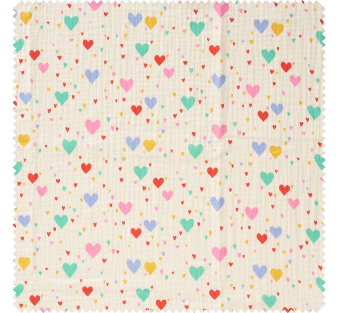 Mousseline katoenen stof "Tiamo"
