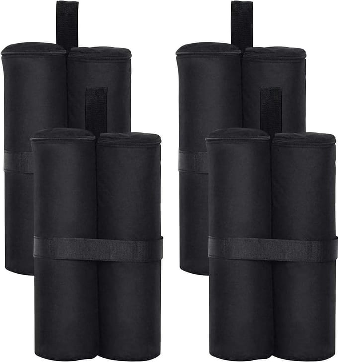 Zandgewichten Zwaar gewicht Industriële kwaliteit - Prieel - Beengewichten - Zonneklep parasol - Set van 4
