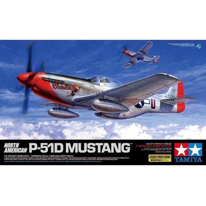 Revell Modelbouwpakket Vliegtuigen - 03944 P-51D Mustang Plastic - 1:32 - Modelbouw