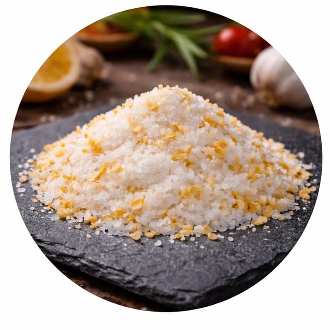 De Kruidenbaron - Zeezout met knoflook - strooibus 250 gram