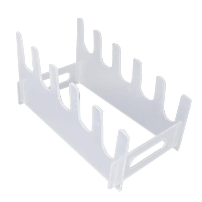 Bord Servies Displaystandaard Acryl Meerdere Borden Displayrek Ruimtebesparende Keuken Organizer white