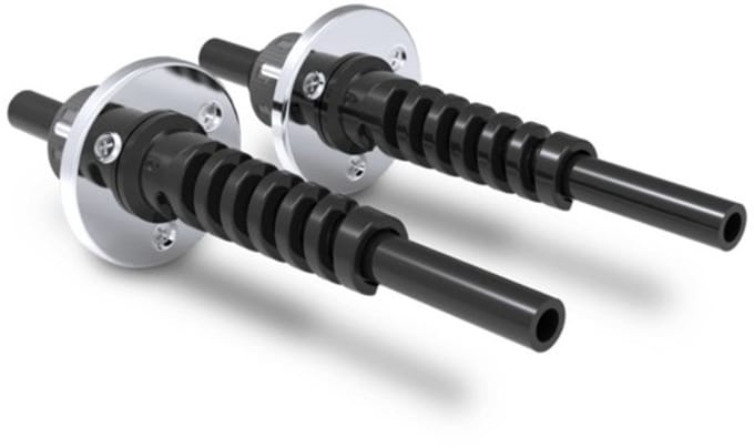 SeaStar HO7100 RVS Schotdoorvoer Set voor enkele Leiding