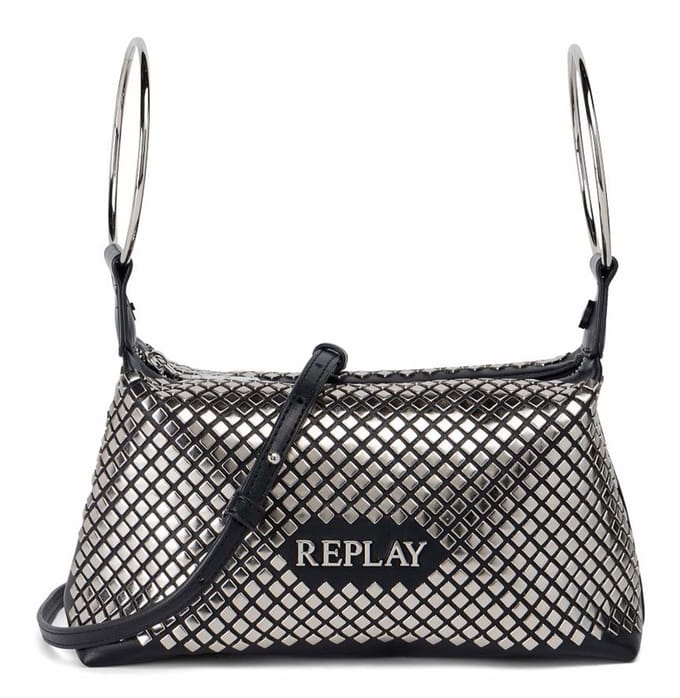 REPLAY schoudertas Crossbody Bag Black zwart