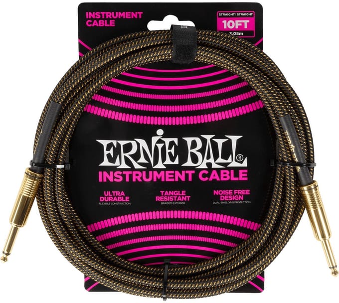Ernie Ball 6428 Braided Pay Dirt instrumentkabel 3 meter