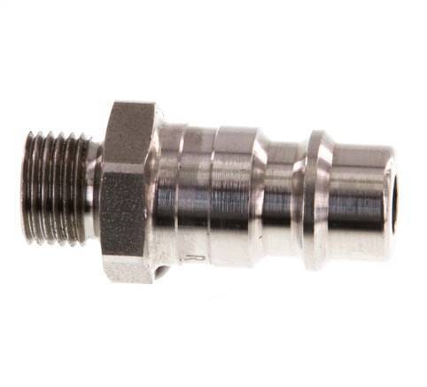 RVS 306L DN 7.2 (Euro) Luchtkoppeling Insteeknippel G 1/8 inch Buitendraad - CLP7-M-SSL-P-018