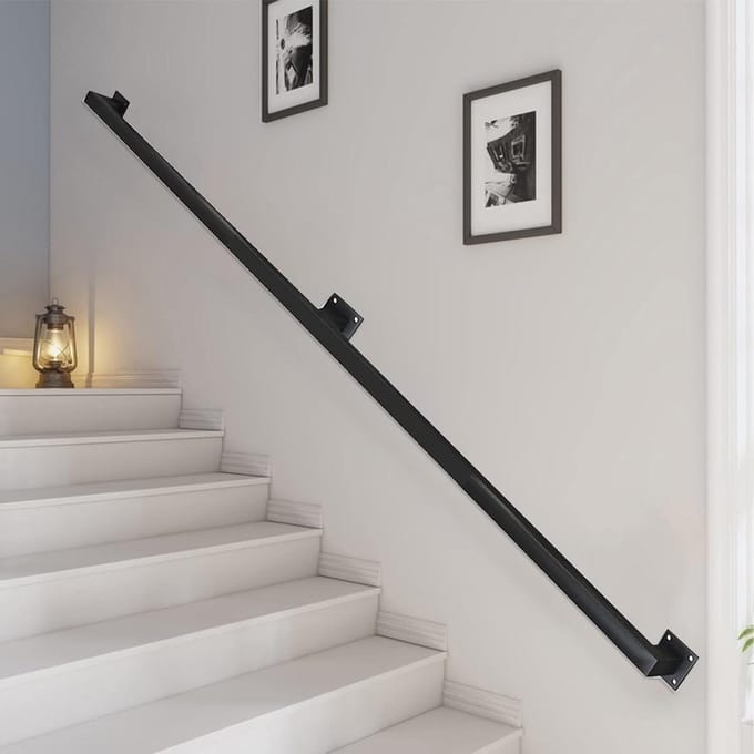 Traphek - Steunbeugel - Veiligheid Ondersteuning - Dubbele Bescherming - 150 cm - Zwart