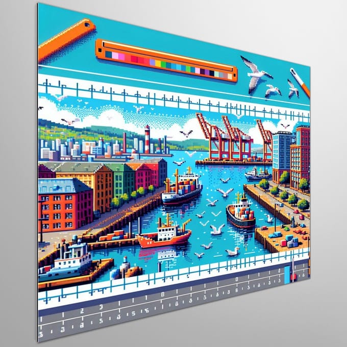 Kunstprint | Wanddecoratie | Dibond | 60 × 60 cm