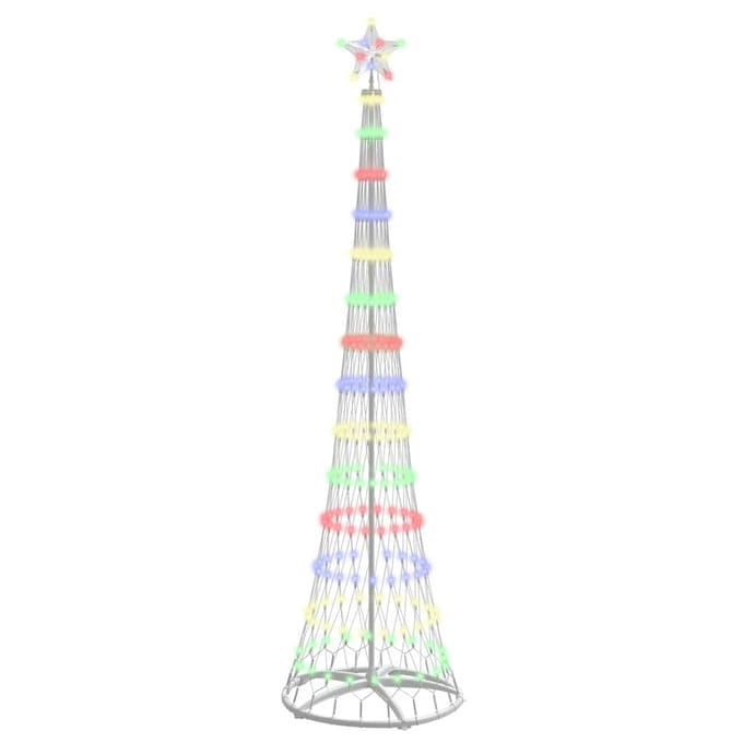 vidaXL - LED - kerstboom - Multikleur - 250 - cm - Metaal